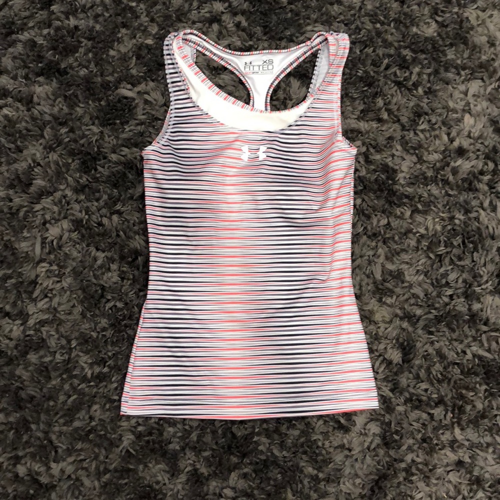 Workout top with built in bra